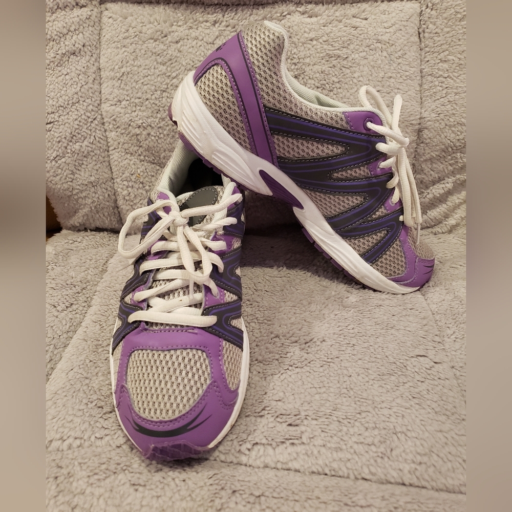 Purple and Gray Women's Athletic Shoes Size 9